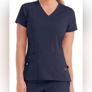 Med Couture Activate - Navy Scrub Top
